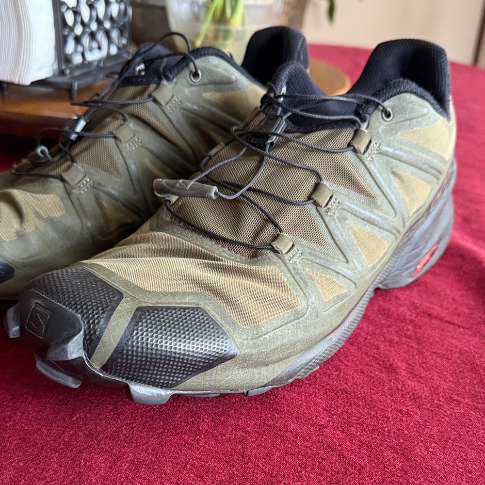 Salomon Speed Cross 5 Men's Green Athletic Shoes